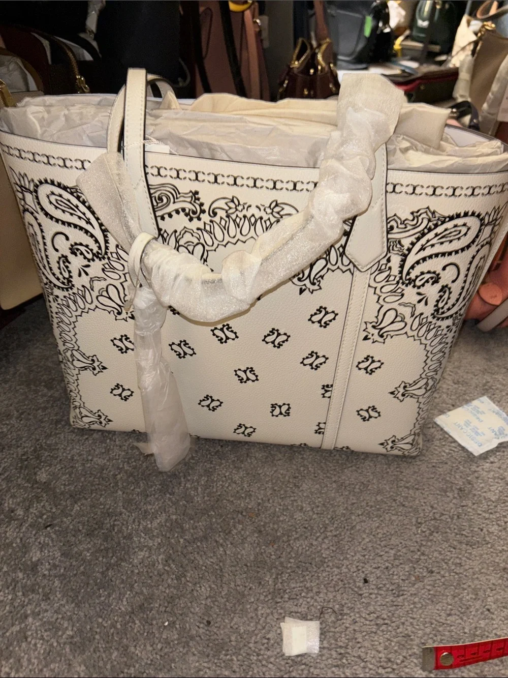 Tory Burch Bandana-Print Carryall Tote